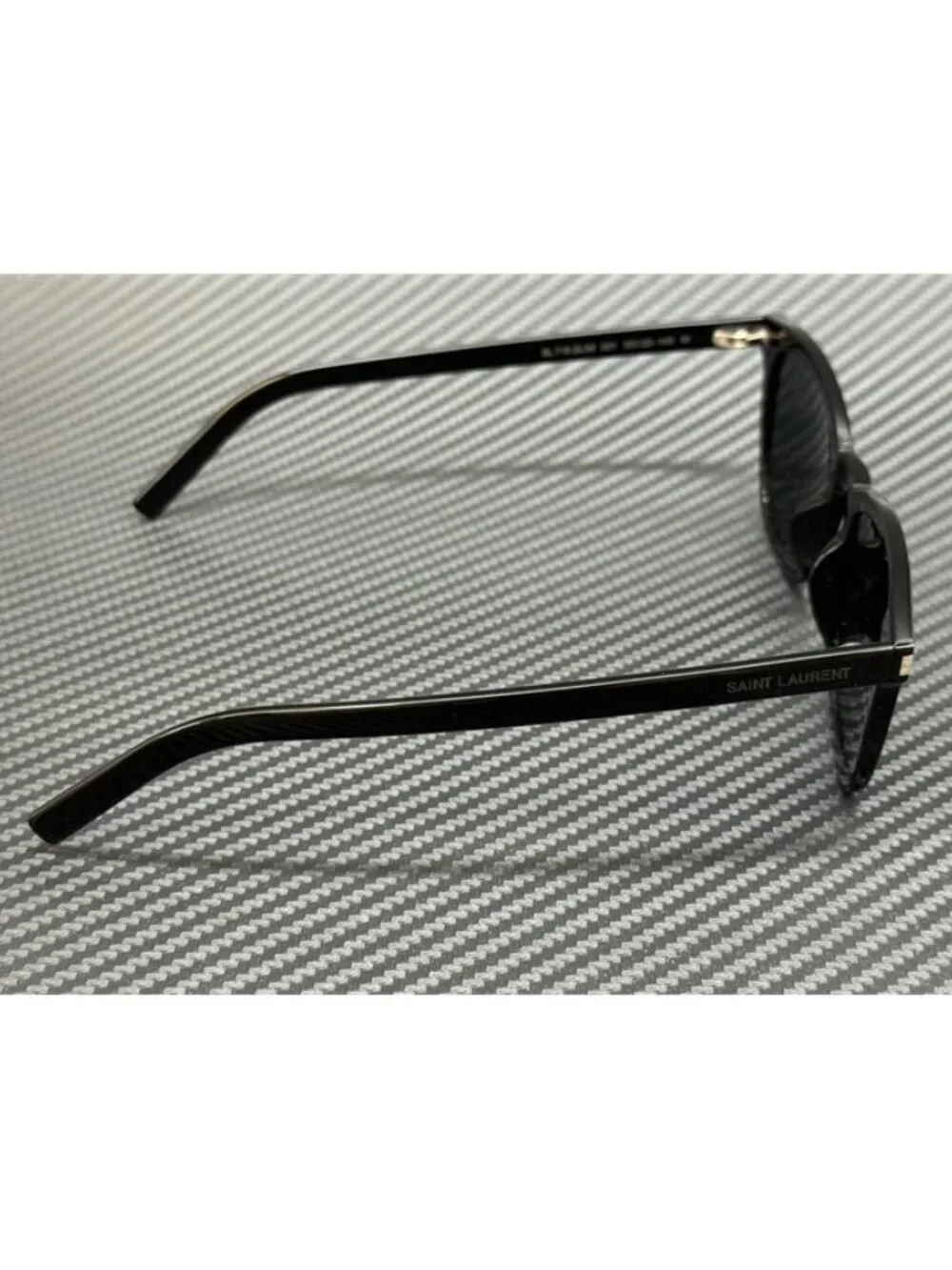 New Saint Laurent Men Black Sunglasses 50-20-145
